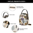 thumbnail image 4 of FORMRS Crossbody Bag for Women Quilted Travel Shoulder Cell Phone Purse with Chain Strap Handbag, Colorful Floral, 4 of 7