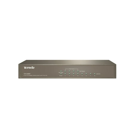 Tenda Network TEF1008P 8Port 10/100Mbps Desktop Switch with 4Port PoE