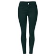 thumbnail image 6 of Jxximdong Leggings for Women Women High Rise Fashion Jean Classic Solid Color Ankle Jeans Casual Regular Tight Fitting Jeans Green XXL Yoga Pants, 6 of 8