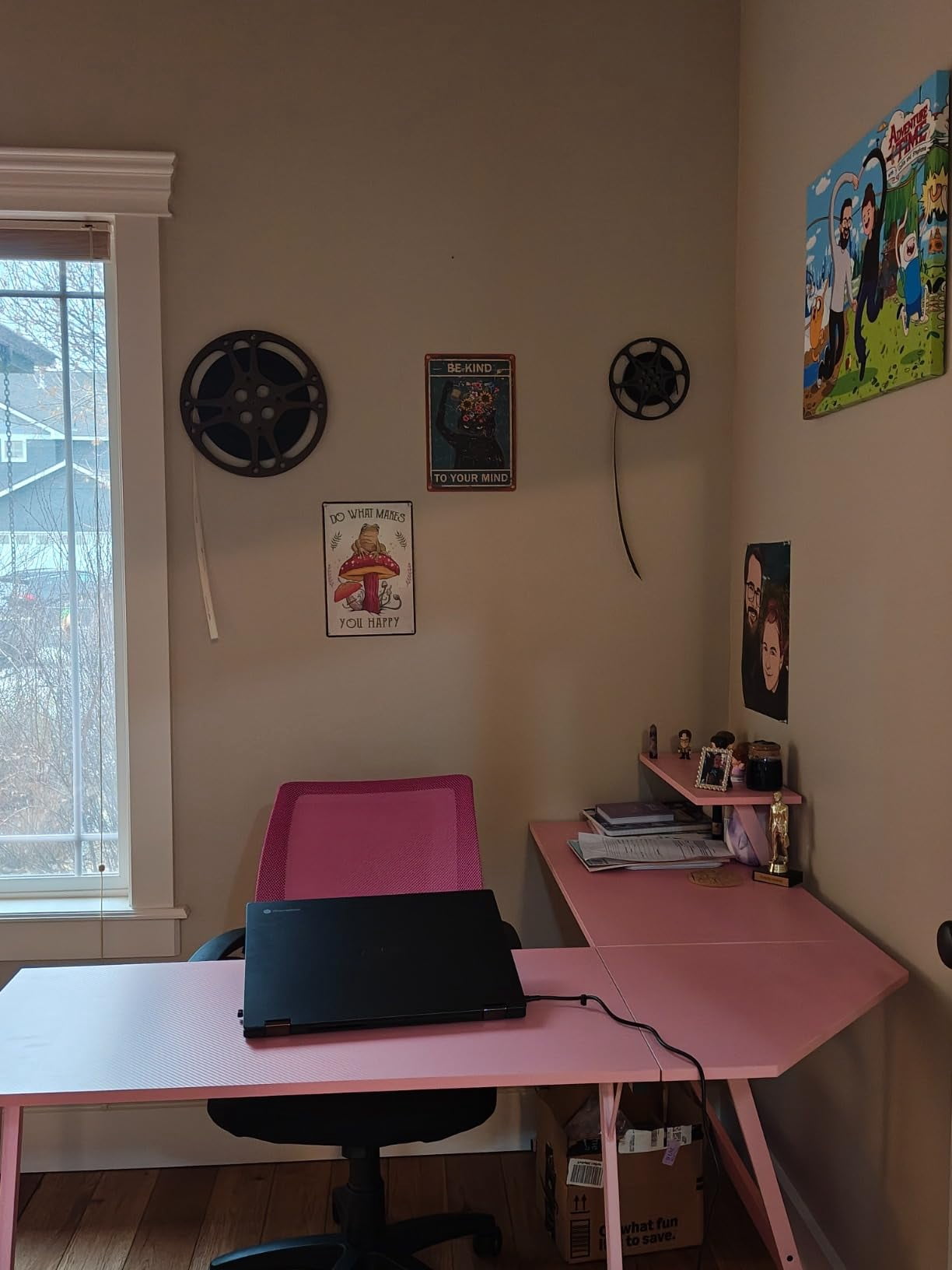 YRLLENSDAN L Shape Gaming Desk Table, 50 Inch Corner PC Gaming Desk with Monitor Stand, L-Shaped Computer Desk Table, Gamer Work Desk for Home Office, Pink