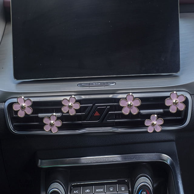 Desktop Decor Little Daisy Car Air Aromatherapy Clip Decorative Car Interior Accessories