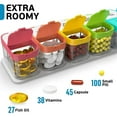 thumbnail image 3 of Large 7 Day Pill Organizer, 2 Times a Day Pill Box, Daily Medicine Organizer, Plastic, 3 of 7