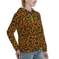 thumbnail image 6 of Lsque Colorful Pineapple Pattern Casual Women's Hoodie,Hooded Sweatshirt with Kangaroo Pocket,Pullover Hoodie with Eye-catching Drawstrings-XX-Large, 6 of 7