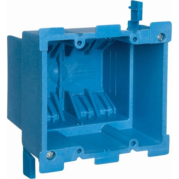 Carlon SuperBlue 2-Gang Thermoplastic Molded Wall Box BH234R