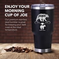 thumbnail image 2 of Christmas Gift Idea Papa Bear and Cubs - Personalized 30oz Stainless Steel Tumbler - Christmas Gift For Dad - Custom made Cup with Children Names 1-4 - Travel Mug for Hot and Cold Drinks, 2 of 9