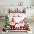 thumbnail image 2 of Manfei Merry Christmas Full Size Comforter Sets,Red Xmas Gnome Bedding Comforter Set,Happy New Year Bedding Sets For Boys Girls,Breathable Home Decor Reversible,3-Piece, 2 of 8