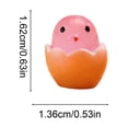 thumbnail image 3 of Easter Bling In Dark Chicks Figurines Mini Chick Statues For Easter Egg Stuffers Garden Decor, 3 of 6
