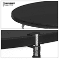 thumbnail image 5 of MoNiBloom Round Folding Table, 5.5ft Portable Plastic Table, Foldable Party Banquet Table for Camping Dining Outdoor Picnic, Black, 5 of 11