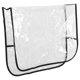 thumbnail image 1 of Funda protectora para silla de salón: funda cuadrada de PVC transparente para silla de masaje de peluquería, con costuras de precisión., 1 of 8