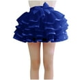 thumbnail image 5 of Xdegoge Layered Tulle Tutu Skirt for Girls with Bow Detail, Elastic Waist, Dance, Party, Costume Wear, 5 of 5