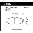 thumbnail image 2 of Hawk 07-11 Ford Mustang Shelby GT500 DTC-30 Race Rear Brake Pads, 2 of 4