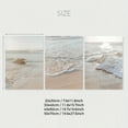 thumbnail image 4 of 3pcs Boho Neutral Beige Seaside Beach Coastal Scenery Canvas Wall Art Prints, Ocean Poster, Modern Art, Sunset Seaside Print, Natural Scenery Wall Decor, Ideal Gift for Bedroom Living Room Corridor,, 4 of 4