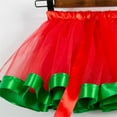 thumbnail image 7 of EnJoCho Festivity Tulle Dance Tutu For Children Layered Tulle Dance Skirt Puffy Skirt With Satin Bow Kids Girls Tutu Christmas Party Dance Ballet Tutu Skirt Toddler Rainbow Baby Skirt, 7 of 7