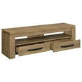 thumbnail image 6 of Pemberly Row 2-drawer Farmhouse Engineered Wood 59" TV Stand Brown, 6 of 9