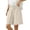 Beige, variant on Women's Short Romper Lightweight Wide Leg Casual Shorts For With Relaxed Fit Elastic Waistband Pockets Summer, Size M