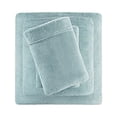 thumbnail image 3 of Comfort Classics 4-Piece Aqua Soloft Micro Plush Sheet Set, Queen, 3 of 6