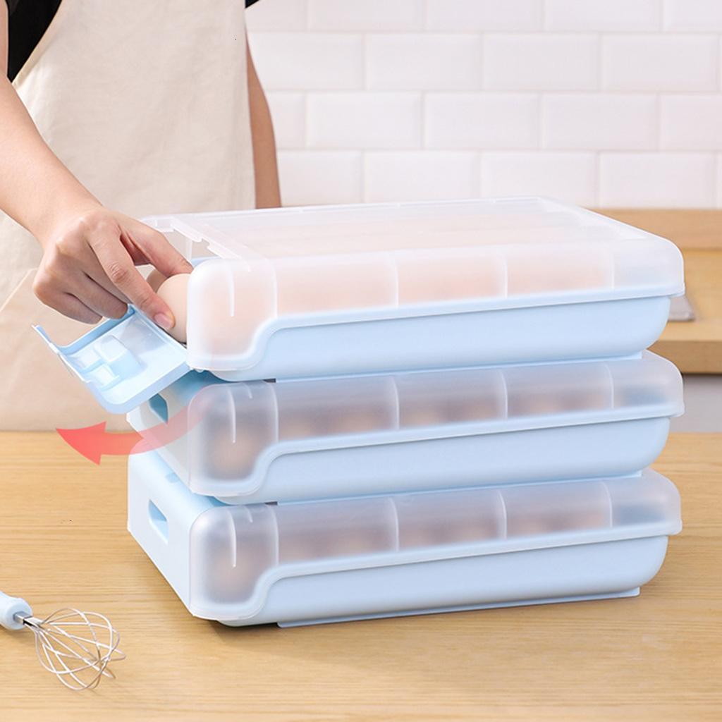 Refrigerator Egg Storage Container Egg Fresh-keeping Box Fruits Vegetable