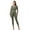 Olive, variant on Julia by LoveJ Women's Seamless Zip-Up Hoodie Jacket & Leggings Set (2-Piece), Gray, L/XL
