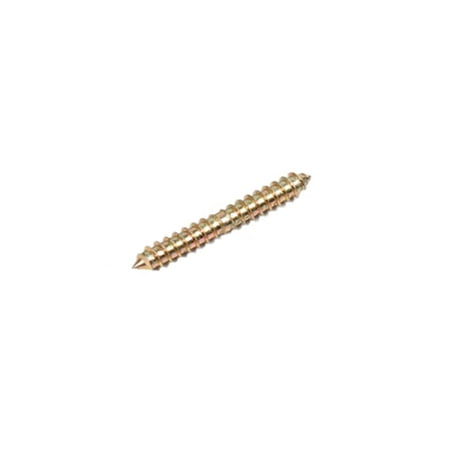 BE-TOOL Dowel Screws Self Tapping Screws Woodworking Furniture Connector Double Ended Screw Hardware Gold 8*60mm