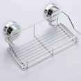 thumbnail image 4 of Aedtie Rack Shelf Storage Caddy Bathroom Steel Stainless Basket Kitchen Suction Rack Shower Bathroom Products, 4 of 8