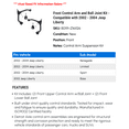 thumbnail image 2 of Front Control Arm and Ball Joint Kit - Compatible with 2002 - 2004 Jeep Liberty 2003, 2 of 2