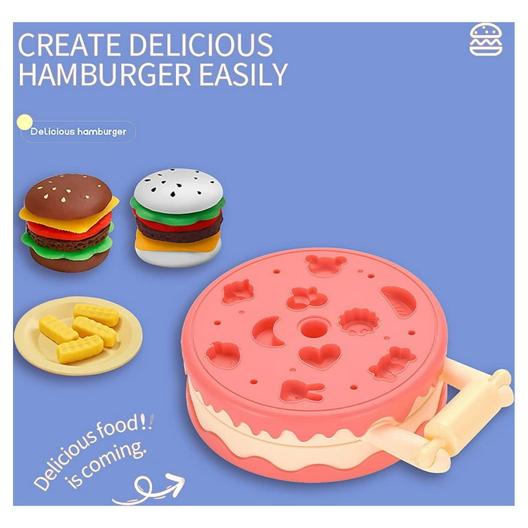 Kids Brain up DIY Model Clay Toys Kit House Play Candy Hamburger Bread Cake  Lollipop Doughnut Making Tool Colour Play Dough Toys - China Toy and Dough  Toy price