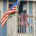 thumbnail image 5 of Huge Memorial Day Savings! Boovnll 4th of July Bows, Red White Blue Stars Stripe Large Independence Day Bows Patriotic Bows for Indoor, Outdoor, Holiday, Memorial Day Decor, 4th of July Decorations, 5 of 6