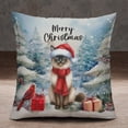 thumbnail image 2 of Merry Christmas Siamese Enjoys Catmas Winter Xmas Holiday Pillowcase Double Sided Cat Lover Kitten Owner Gifts Pillow Case Covers - 02022, 2 of 3