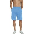 thumbnail image 3 of YIRUIYA Men’s Plus Size Lightweight Elastic Drawstring Pajama Shorts with Pockets, 3 of 7