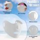 thumbnail image 4 of 2 uds novedad de verano, máscara de protección solar de seda helada para mujer, máscara parasol transpirable con orejas finas de gran tamaño, 4 of 5