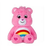 Care Bears Cheer Bear 14 Inch Plush Toy, Soft and Huggable Stuffed Animal, Cuddly Fabric, Collectible Character Plush for Kids and Fans
