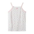 thumbnail image 2 of NAISIBABY Girls Summer Sleeveless Vest, Cute Printed Casual Daily Cotton Tank Top White 2 T, 2 of 3