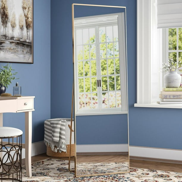 Full Length Mirror Standing Hanging or Leaning Against Wall, Large