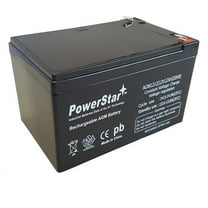PowerStar AGM1212-598 12V 12Ah F2 Scooter Battery Replaces Kung Long WP12-12 - 2 Years Warranty