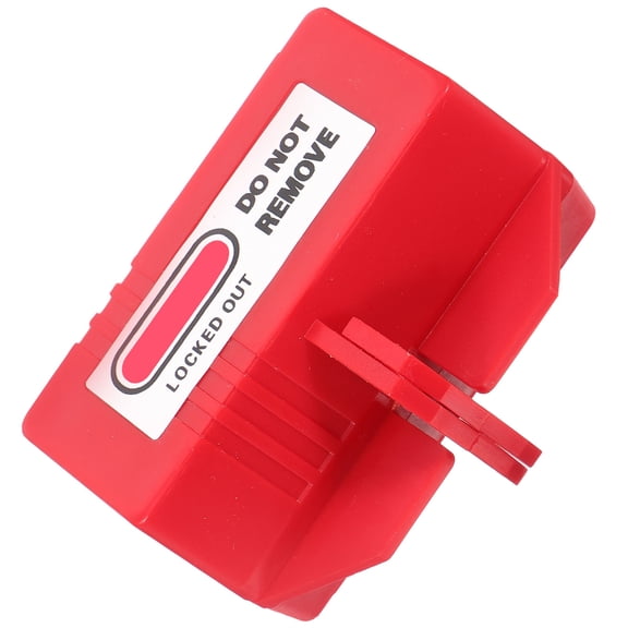 ETHZZLE Red Industrial Grade Appliance Plug Lock for Electrical Safety and Power Control, Power Outlet Lock