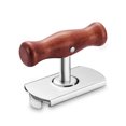 thumbnail image 3 of Abre abridor de acero inoxidable Ajustable Ajustable Tapa de la botella de la especia con la manija de madera A prueba de herrumbre El ahorro de mano de obra puede quitar los gadgets seitruly HA028160-00, 3 of 7