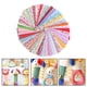 thumbnail image 5 of Inteprter 100 Uds patrón de Color al azar DIY artesanía tela de algodón Sset costura acolchado decoración de colección de recortes 10x10cm Tela de costura y artesanía Inteprter  HA5370-00B, 5 of 6