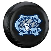 North Carolina Tar Heels Black Tire Cover - Standard Size