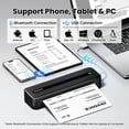 thumbnail image 4 of Impresora portátil Phomemo M832 Bluetooth térmica con papelera, 4 of 9