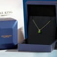thumbnail image 5 of Gem Stone King 0.50 Ct Round Green Chrome Diopside 14K Yellow Gold Pendant with Chain, 5 of 6