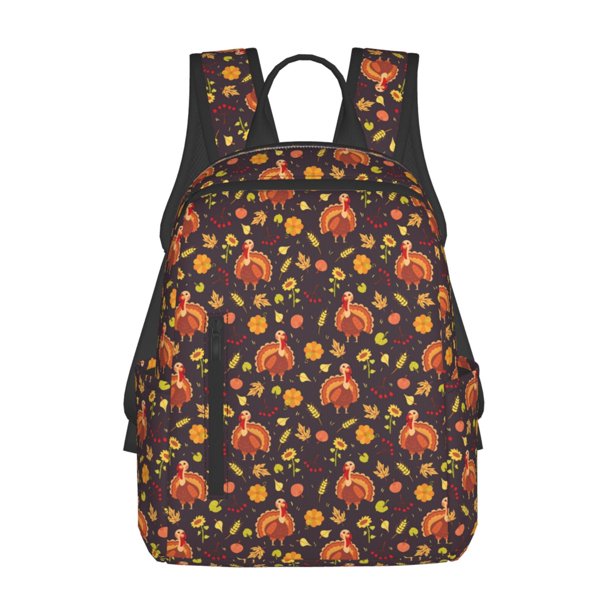 Disketp Turkey Bird Mochila Ligera e Impermeable, Mochila de Día Resistente para Viajes, Senderismo y Uso Diario para Hombre y Mujer