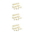 thumbnail image 3 of maskred 17Pcs Stylish Stainless Steel Ear Earrings Jewelry Nose Rings Gold 3Set, 3 of 6