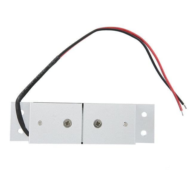 Qiilu Magnetic Lock,DC12V 60KG Mini Magnetic Electromagnetic Door Cabinet Drawers Lock , Mini Magnetic Lock