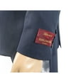 thumbnail image 5 of Men Suit BERLUSCONI Turkey 100% Italian Wool 180's Double Breasted #Ber32 Navy, 5 of 10