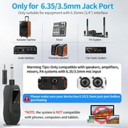 Aveek Wireless Microphone for Karaoke, 2.4GHz Professional Handheld Microphones with Rechargeable Receiver, Cordless Mic for Singing, Speaker, Pa System, Dj, Party, Speech(2pcs)