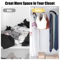thumbnail image 3 of Topekada 2 Pack Tie Hanger Tank Top Hanger, Wooden 48 Hooks Hanger Set, Tie Rack, Belt Organizer for Closet,with Upgraded 360 Degree Rotating, Multiuse Hanger for Bras,Tank Tops,Camisoles(Black), 3 of 7