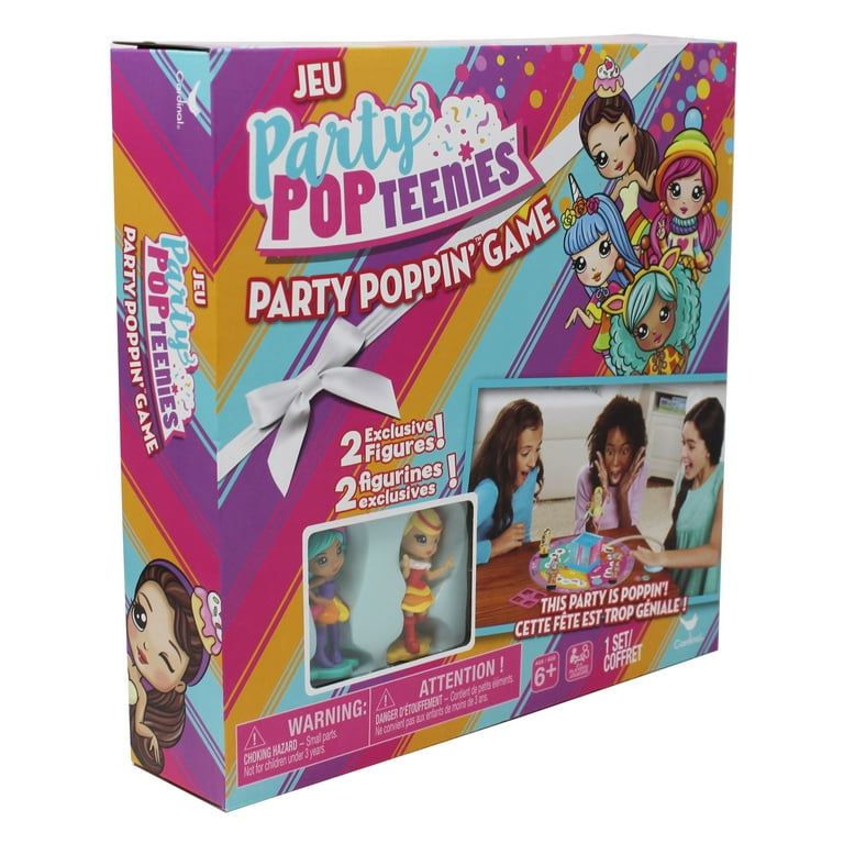 Cardinal Games Party Popteenies Flying Toy Poppers Game with 2