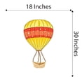 thumbnail image 4 of Home Wall Decal - 0 - Vibrant Hot Air Balloon Design Colourful Flying Shinning Hot Air Balloon - Proudly Hand Made Decal - Size: 18 In(W) x 30 In(H), 4 of 5