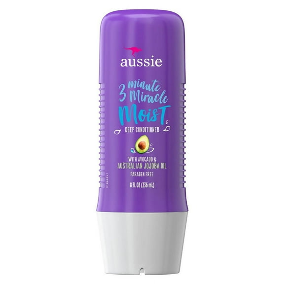 Aussie 3 Minute Miracle Moist Deep Conditioner 8oz (Pack of 3)