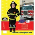thumbnail image 2 of Dress Up America Fire Fighter Boy's Halloween Fancy-Dress Costume for Child, S, 2 of 2